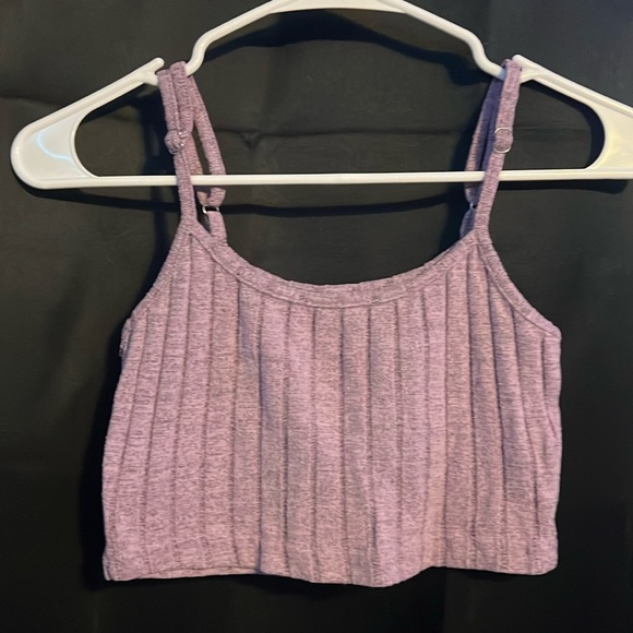 purple crop top - Picture 2 of 3